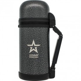 Термос THERMOS АРМИЯ РОССИИ АРМЕЙСКИЙ для напитков/еды 1.2л. серый 645838