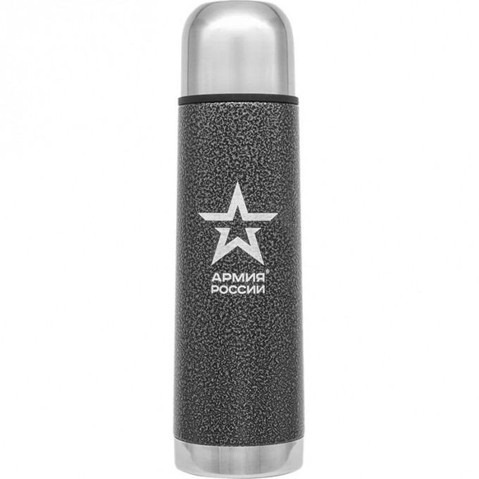 Термос THERMOS АРМИЯ РОССИИ ГИЛЬЗА для напитков 0.5л. серый 644879