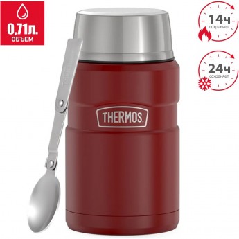 Термос THERMOS SK3021 0.71L Rustic Red из нержавеющей стали Термос THERMOS SK3021 0.71L Rustic Red из нержавеющей стали