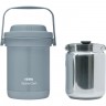 Термос THERMOS TCRA-1801 NEBL 1.5L из нержавеющей стали с емкостью для еды 563347