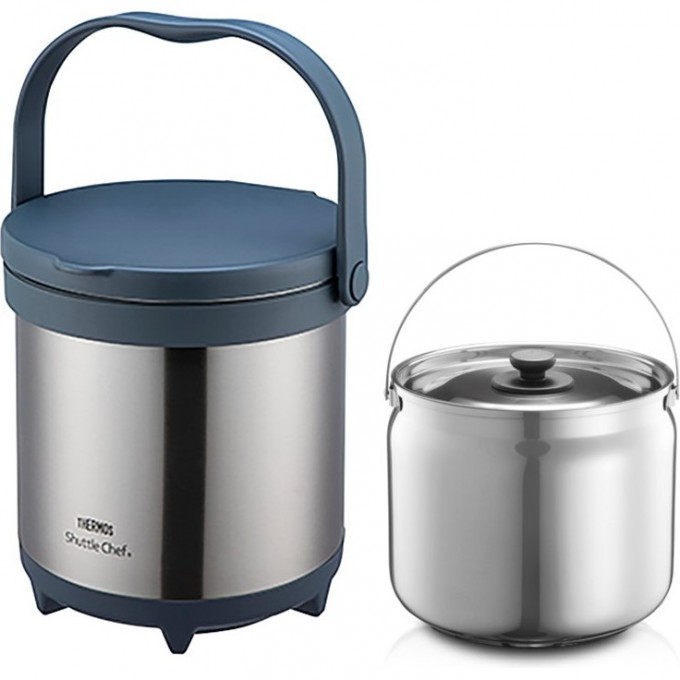 Термос THERMOS TCRA-4500 CS4.5L из нержавеющей стали с емкостью для еды 563354