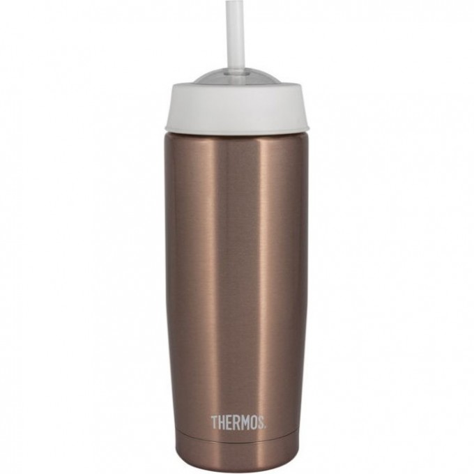 Термостакан THERMOS TS-403, 0.47л, кофейный/ белый 115756