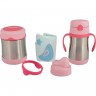 Набор детских термосов THERMOS FOOGO B3000+BS535 PK 0,6 л, розовый 303196