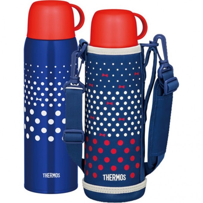 Термос для напитков THERMOS FJJ-1000 WF NVD 1 л, синий 561602