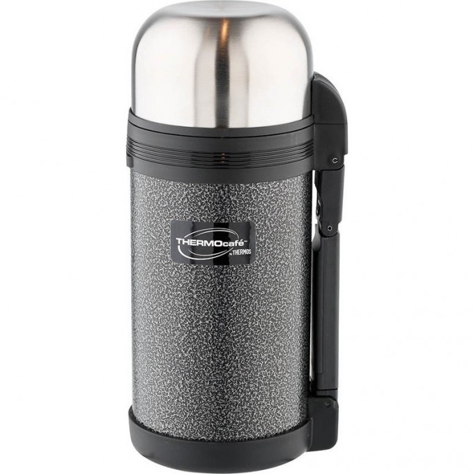 Термос THERMOS THERMOCAFE HAMMP-1200-HT 1.2л. стальной/черный 725370